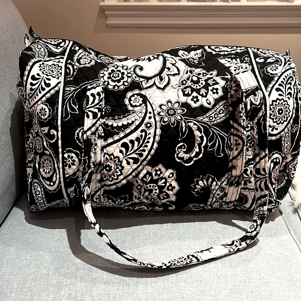 Vera Bradley Weekender Duffel in Midnight Paisley